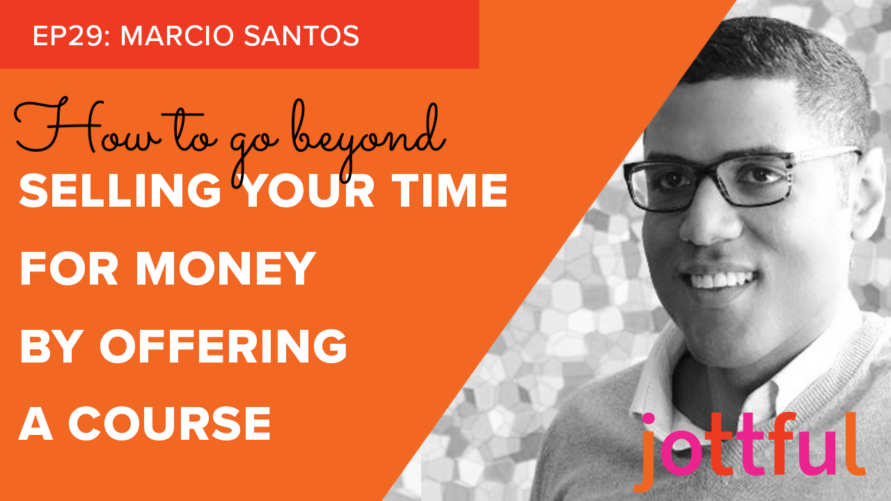 How to go beyond selling your time for money by offering a course