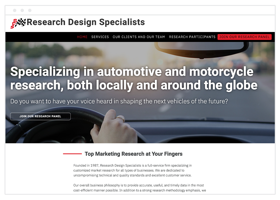 Research Design Specialists